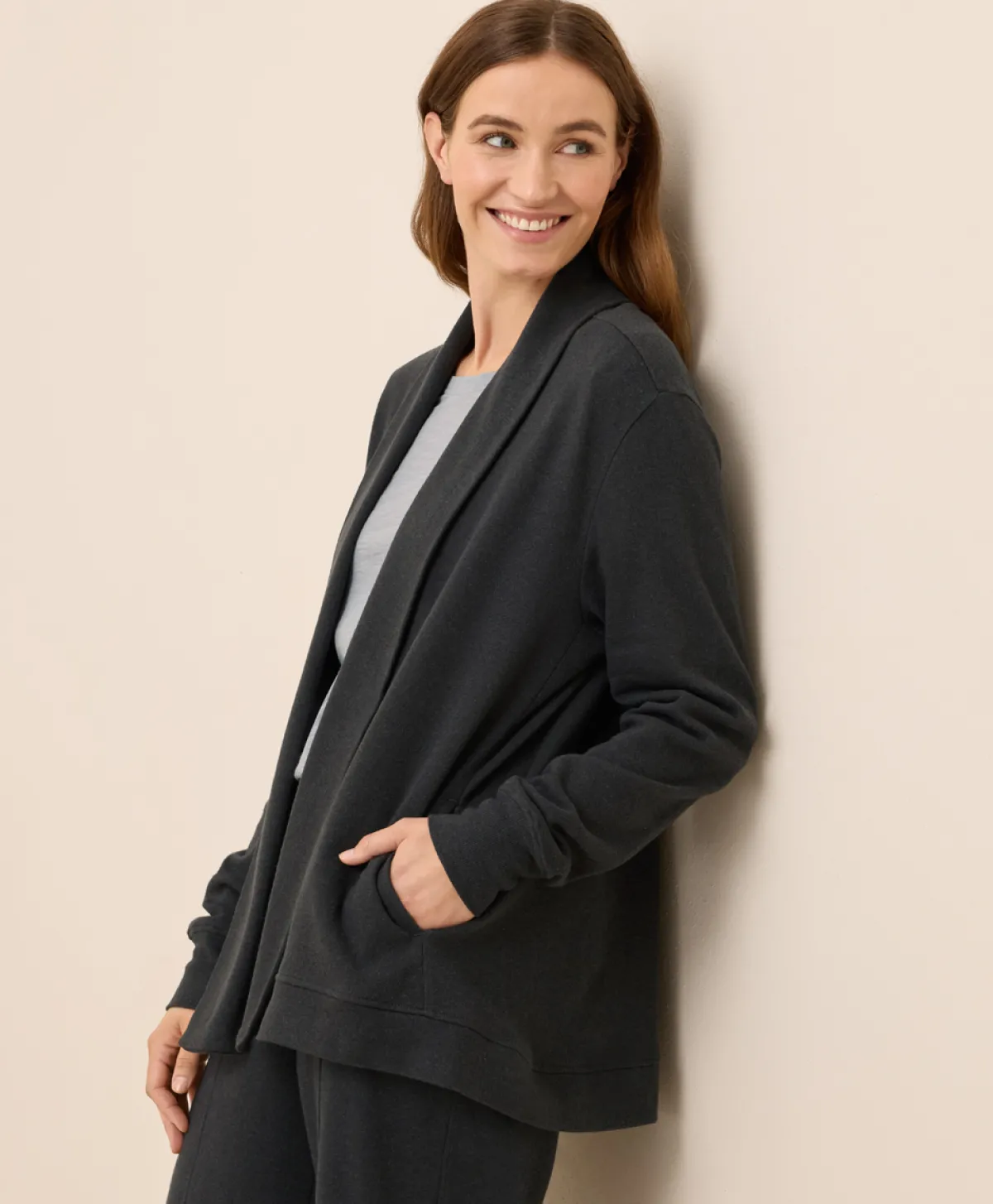 Women Pact Organic Airplane Drape Cardigan