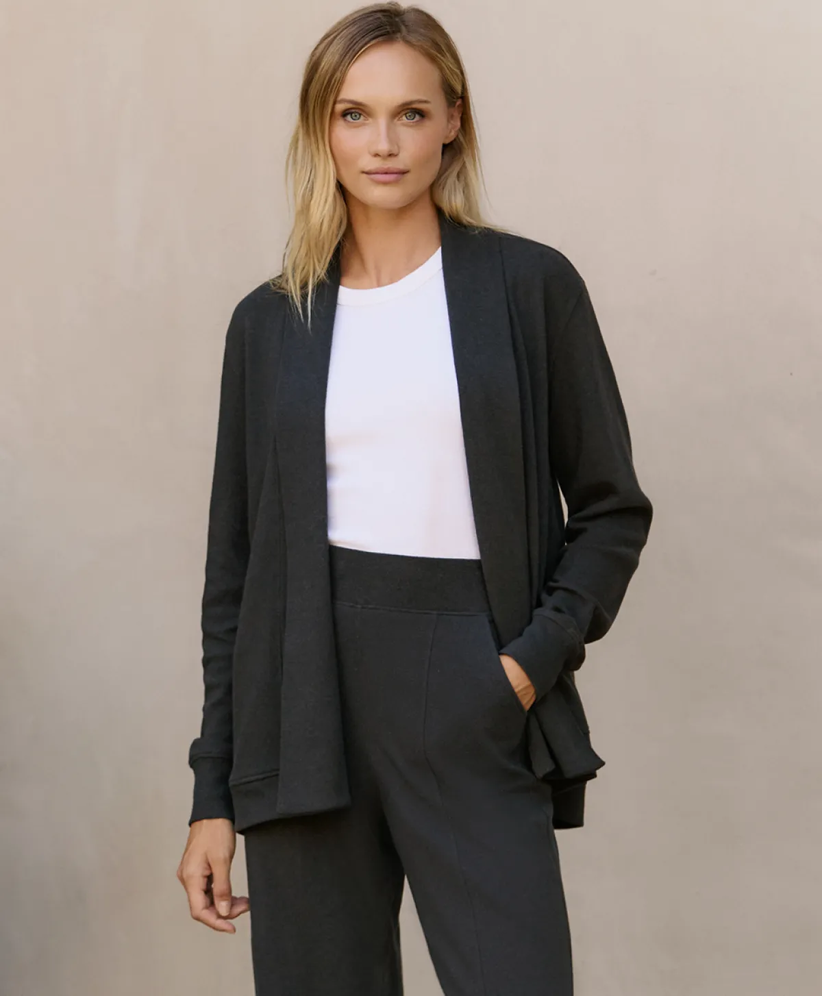 Women Pact Organic Airplane Drape Cardigan