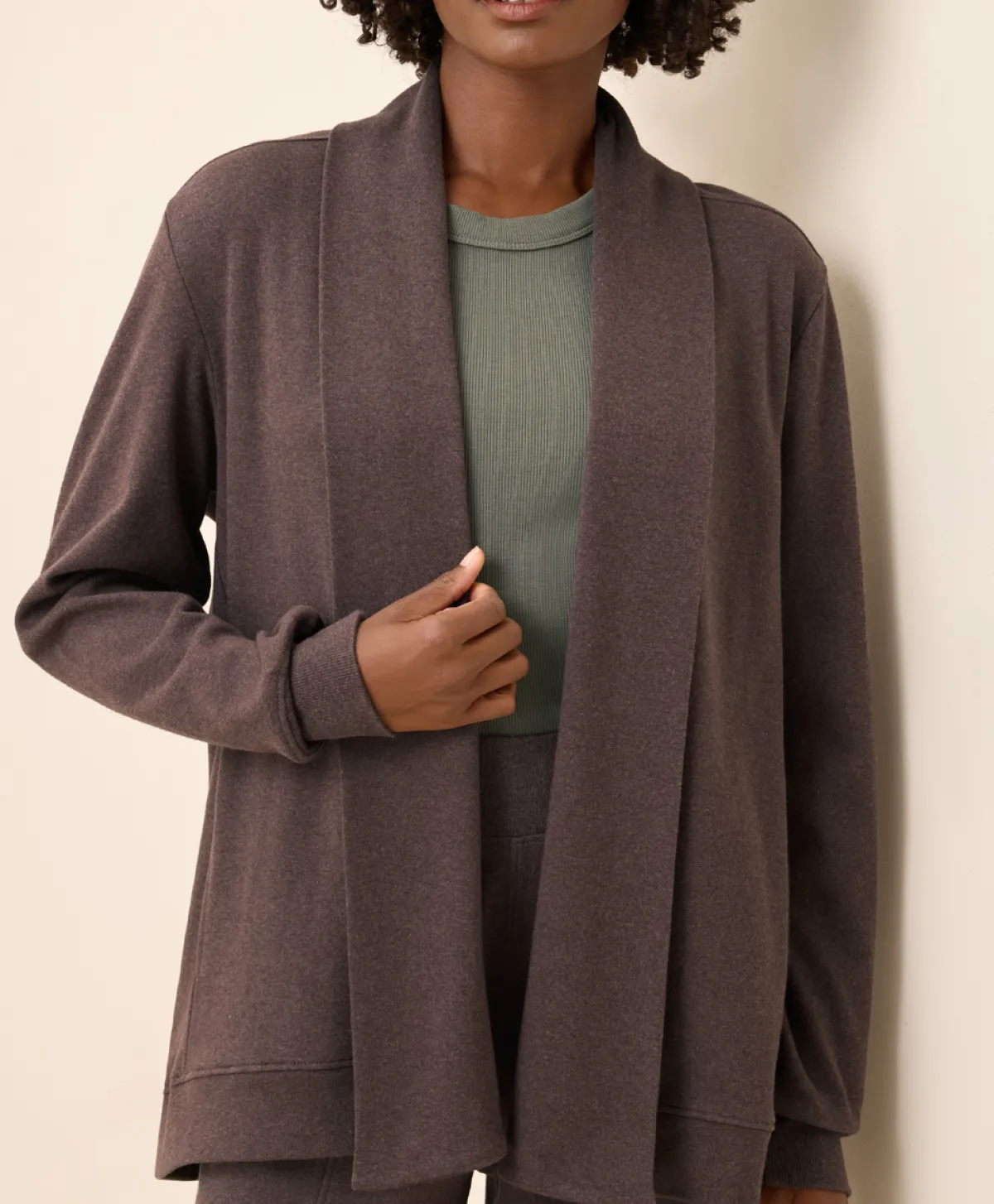 Women Pact Organic Airplane Drape Cardigan