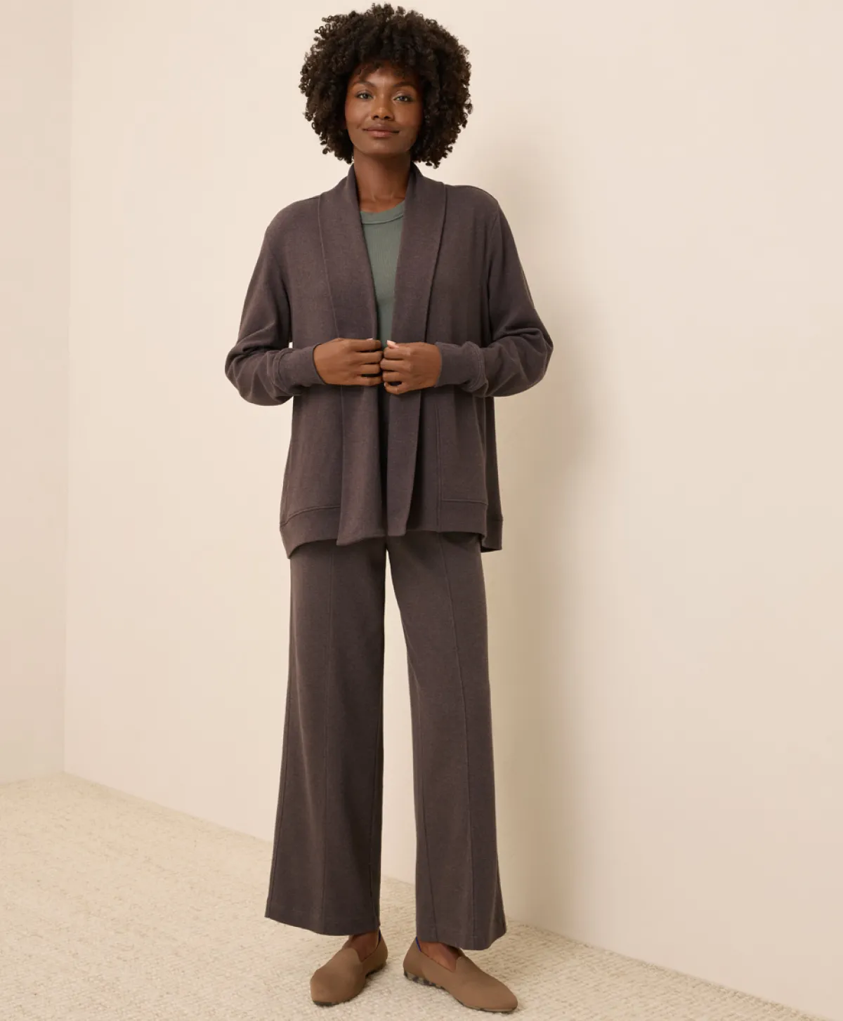 Women Pact Organic Airplane Drape Cardigan