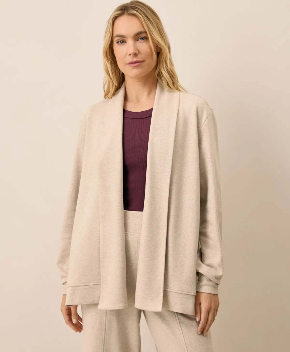 Women Pact Organic Airplane Drape Cardigan