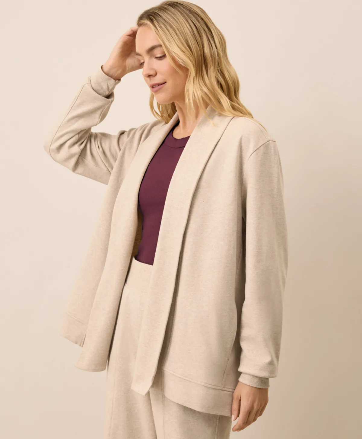 Women Pact Organic Airplane Drape Cardigan
