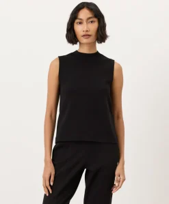 Women Pact Organic Airplane Mock Neck Shell