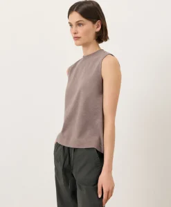 Women Pact Organic Airplane Mock Neck Shell
