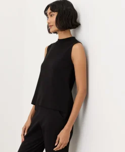 Women Pact Organic Airplane Mock Neck Shell