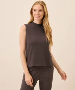 Women Pact Organic Airplane Mock Neck Shell