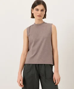 Women Pact Organic Airplane Mock Neck Shell