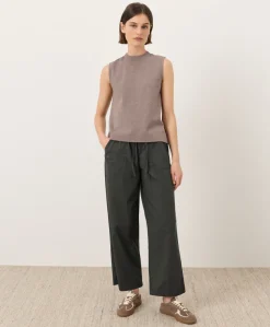 Women Pact Organic Airplane Mock Neck Shell