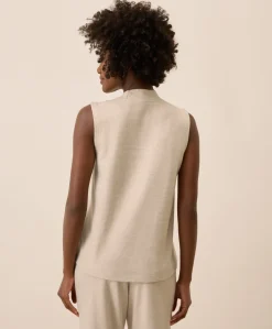 Women Pact Organic Airplane Mock Neck Shell