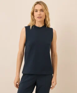 Women Pact Organic Airplane Mock Neck Shell