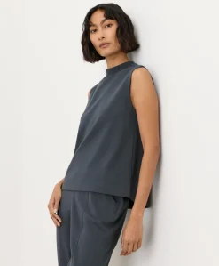 Women Pact Organic Airplane Mock Neck Shell