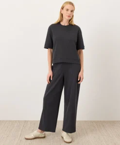 Women Pact Organic Airplane Pintuck Wide Leg Pant