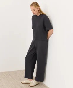 Women Pact Organic Airplane Pintuck Wide Leg Pant