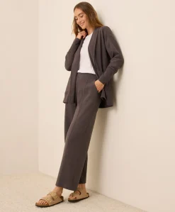 Women Pact Organic Airplane Pintuck Wide Leg Pant