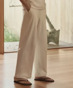 Women Pact Organic Airplane Pintuck Wide Leg Pant