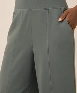 Women Pact Organic Airplane Pintuck Wide Leg Pant