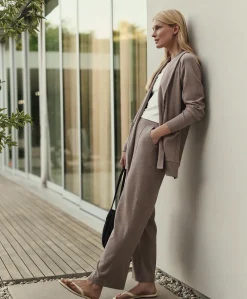 Women Pact Organic Airplane Pintuck Wide Leg Pant