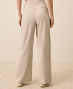 Women Pact Organic Airplane Pintuck Wide Leg Pant