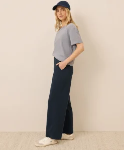 Women Pact Organic Airplane Pintuck Wide Leg Pant