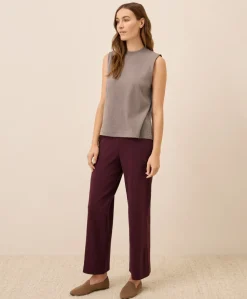 Women Pact Organic Airplane Pintuck Wide Leg Pant