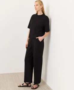 Women Pact Organic Airplane Pintuck Wide Leg Pant