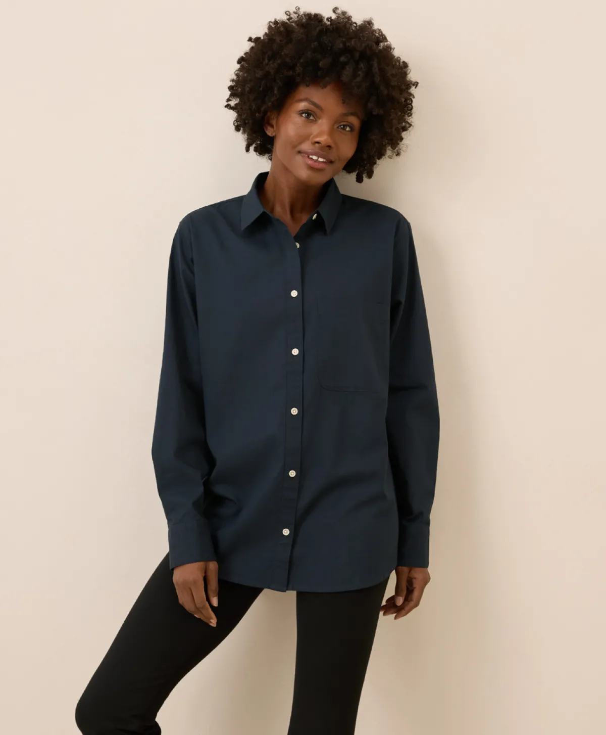 Women Pact Organic All Day Poplin Classic Shirt