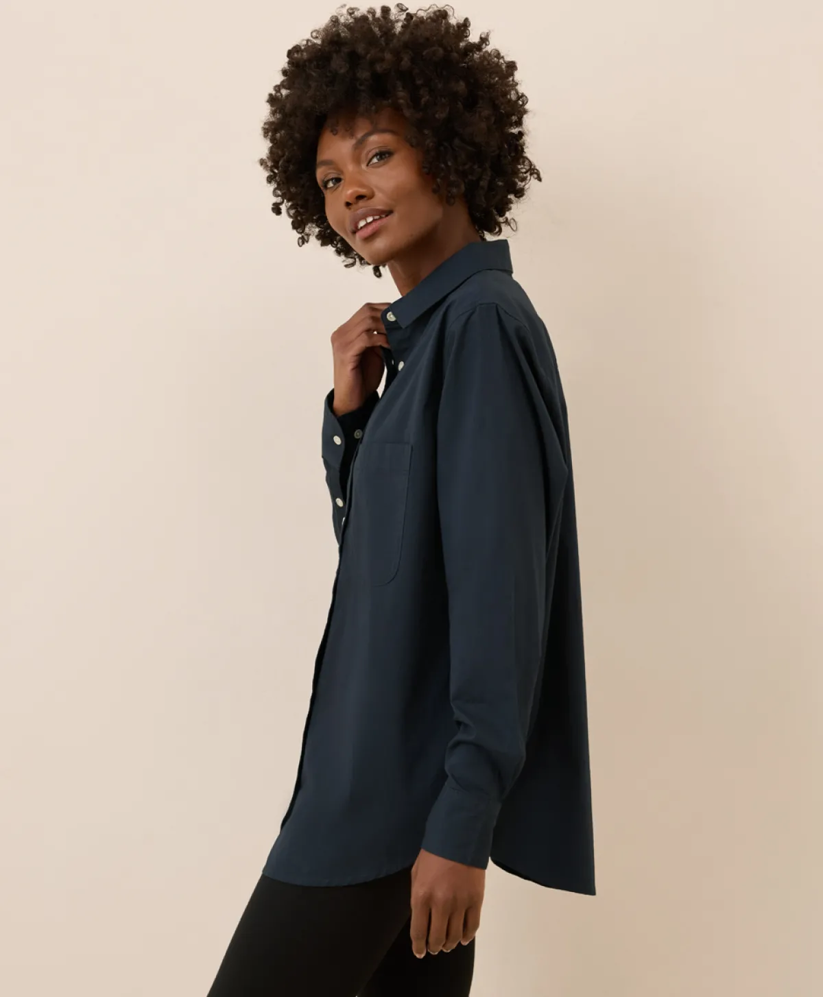 Women Pact Organic All Day Poplin Classic Shirt