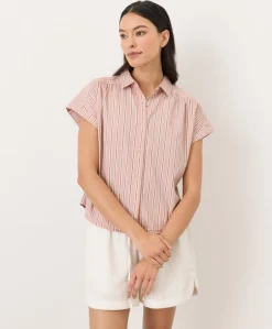 Women Pact Organic All Day Poplin Easy Shirt