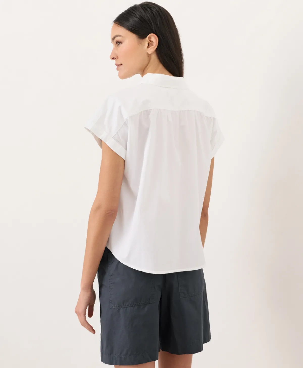 Women Pact Organic All Day Poplin Easy Shirt