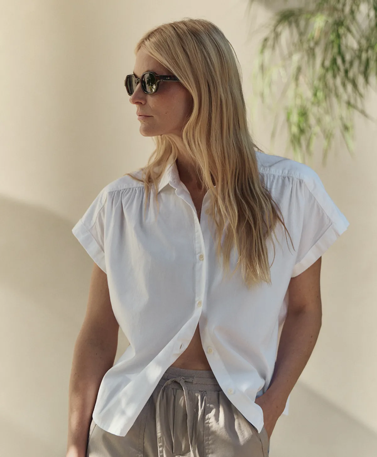 Women Pact Organic All Day Poplin Easy Shirt