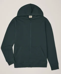 Pact Organic Brushed Fleece Zip Hoodie