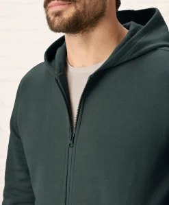 Pact Organic Brushed Fleece Zip Hoodie