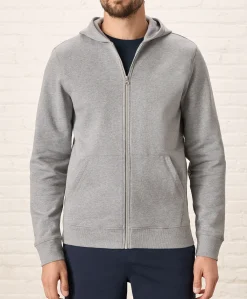 Pact Organic Brushed Fleece Zip Hoodie