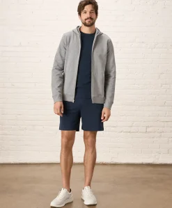 Pact Organic Brushed Fleece Zip Hoodie