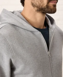 Pact Organic Brushed Fleece Zip Hoodie