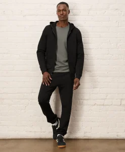 Pact Organic Brushed Fleece Zip Hoodie