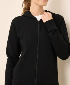 Women Pact Organic Brushed Fleece Zip Hoodie