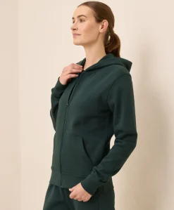 Women Pact Organic Brushed Fleece Zip Hoodie