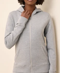 Women Pact Organic Brushed Fleece Zip Hoodie