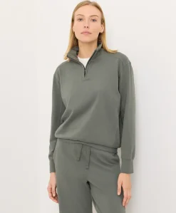 Women Pact Organic Cloudknit Quarter Zip