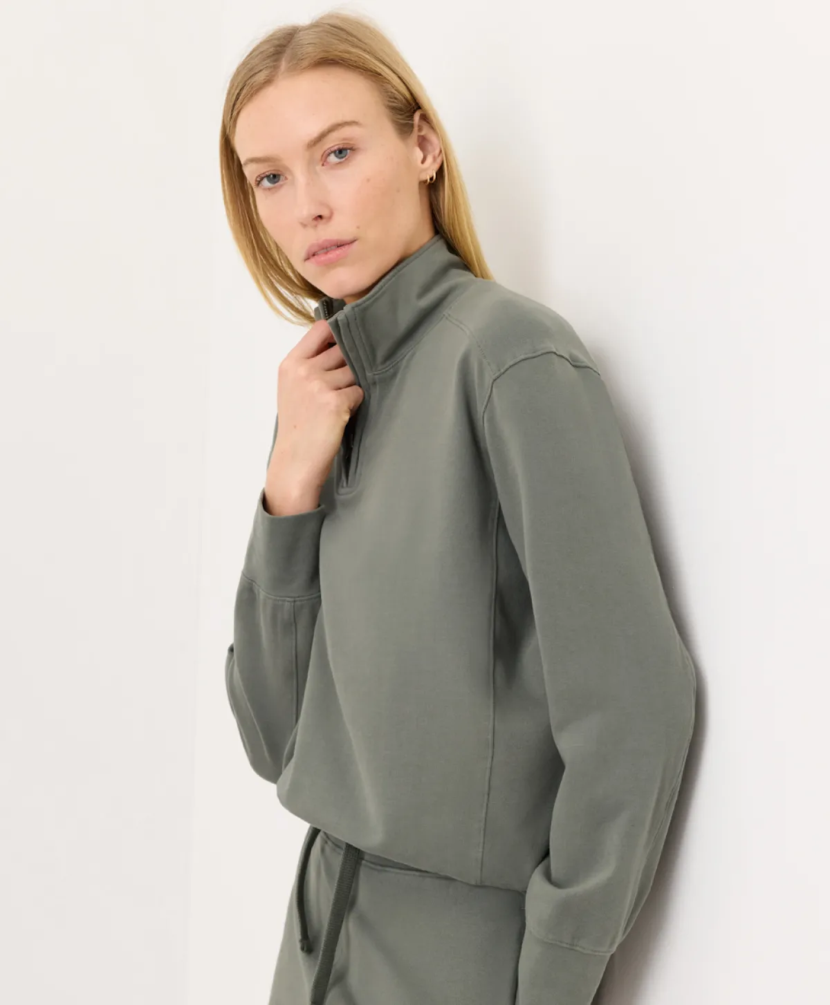 Women Pact Organic Cloudknit Quarter Zip