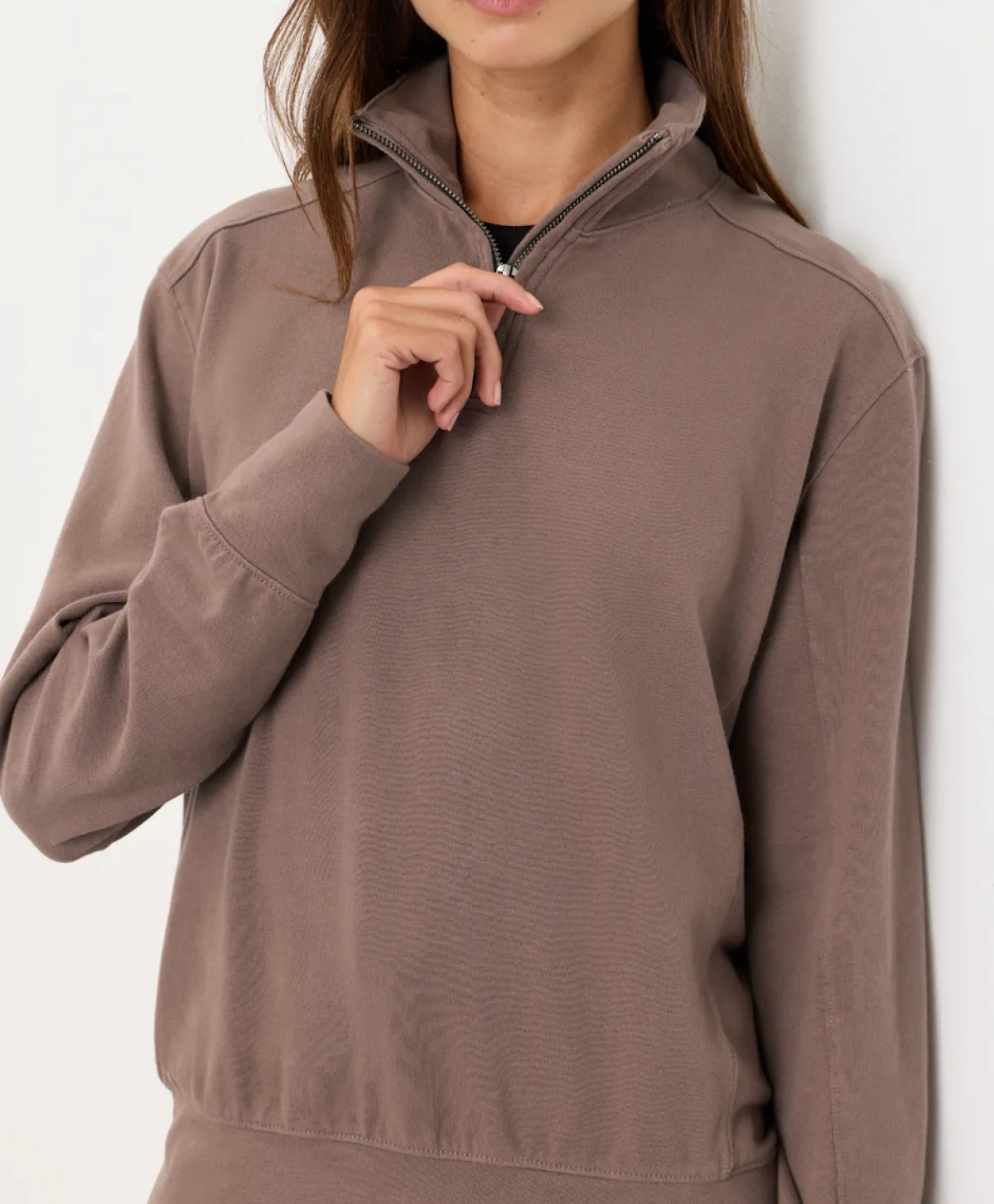 Women Pact Organic Cloudknit Quarter Zip