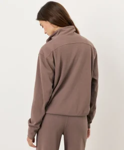 Women Pact Organic Cloudknit Quarter Zip
