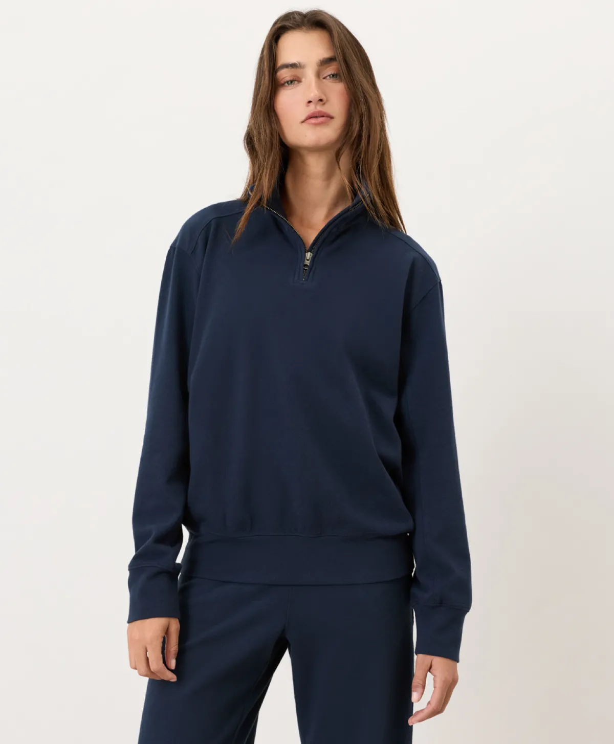 Women Pact Organic Cloudknit Quarter Zip