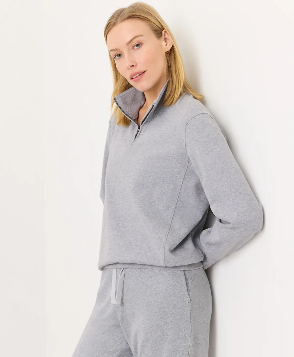 Women Pact Organic Cloudknit Quarter Zip