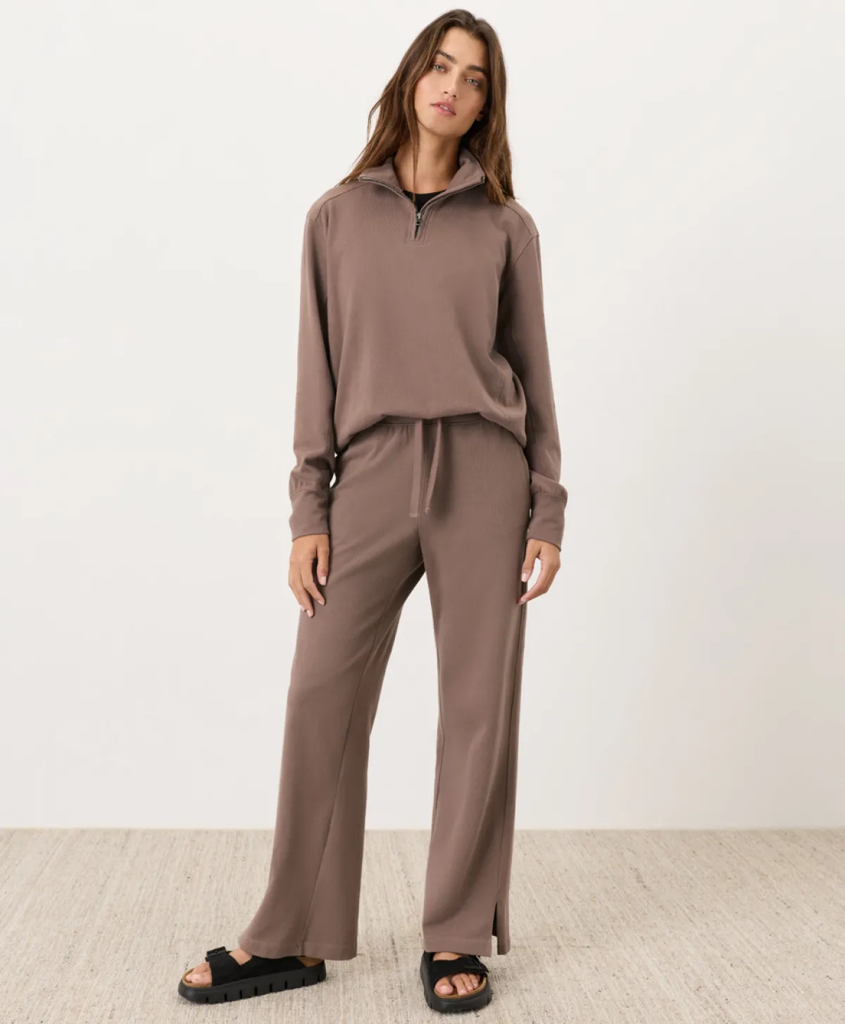 Women Pact Organic Cloudknit Quarter Zip