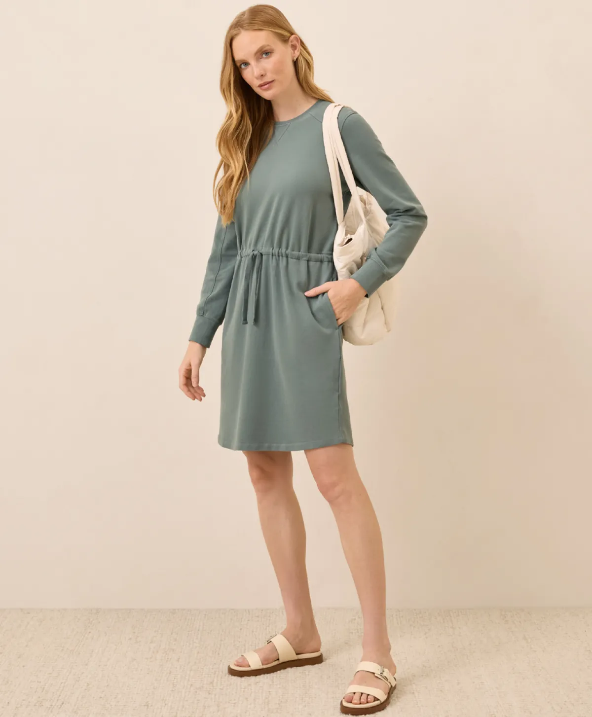 Women Pact Organic Cloudknit Sweatshirt Dress