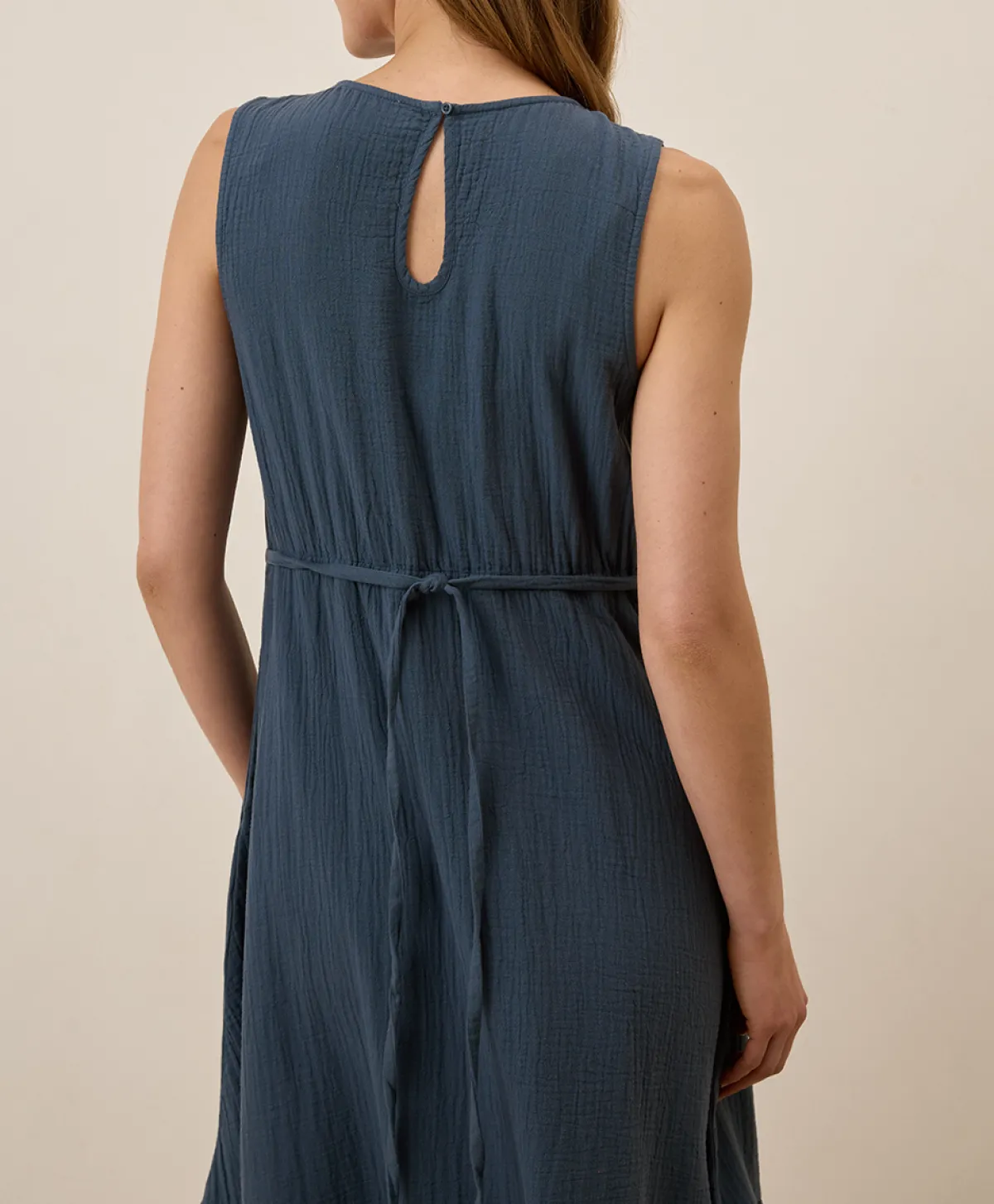 Women Pact Organic Coastal Double Gauze Beach To Brunch Maxi Dress