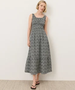 Women Pact Organic Coastal Double Gauze Cami Dress