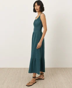 Women Pact Organic Coastal Double Gauze Cami Dress